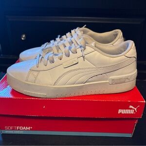 Puma Classic White Leather Sneakers